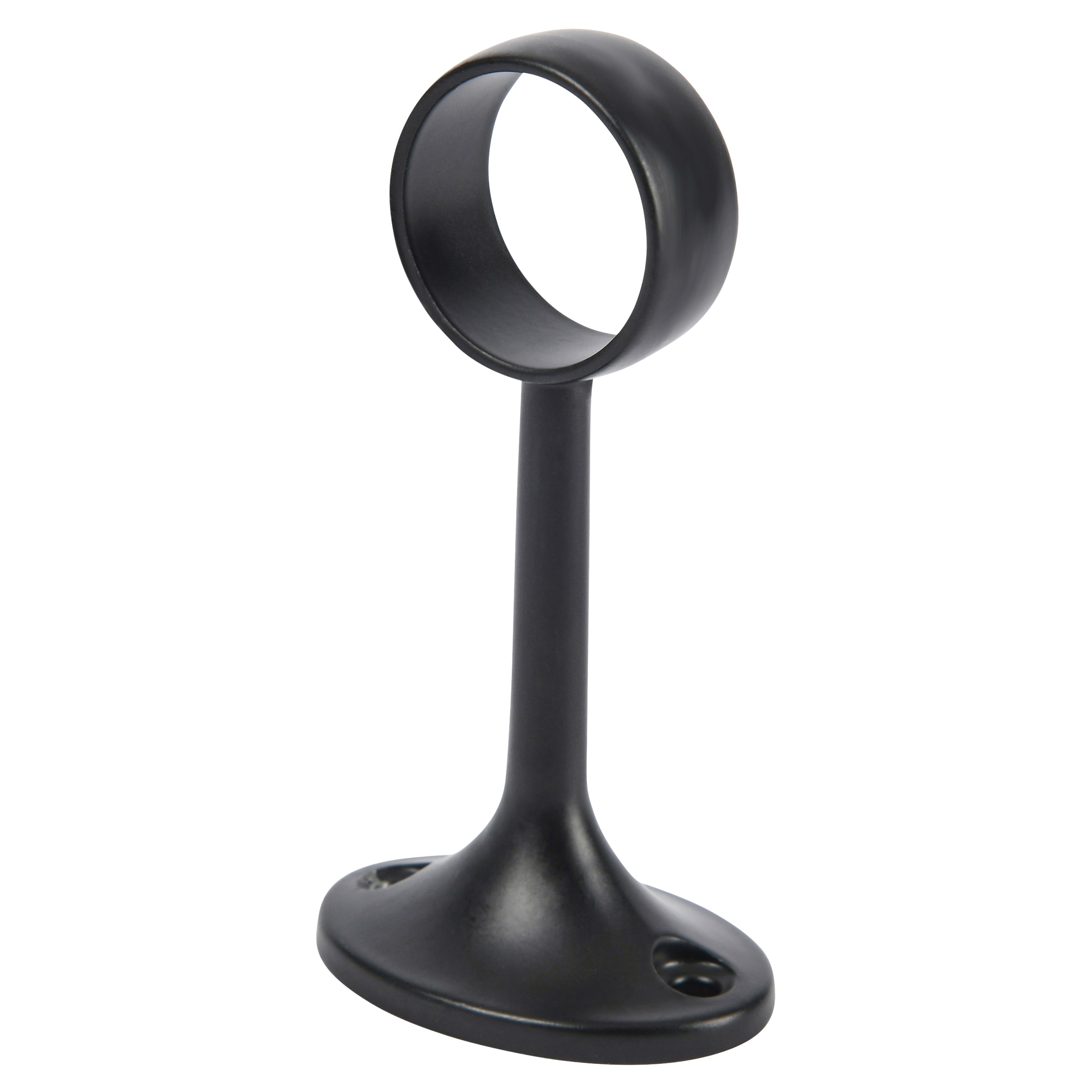 25mm Wardrobe Hanging Rail Centre Bracket - Matt Black