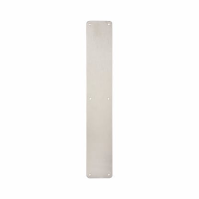 Stainless Steel Plain Finger Plate - 450 x 75 x 1.5mm - Satin