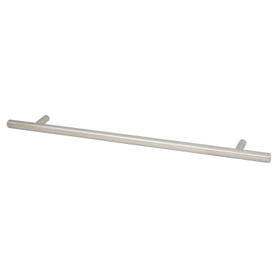 10mm T-Bar Cabinet Pull Handle - 224mm Centres - Satin Stainless Steel