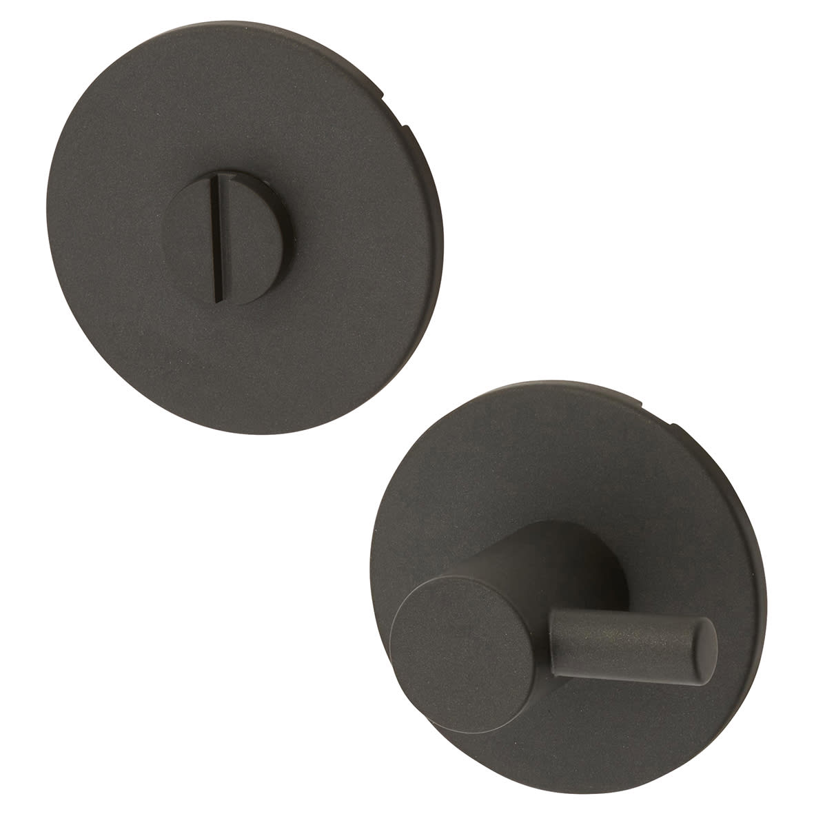 Schema Orka Bathroom Turn & Release - 53mm Diameter - Graphite Grey
