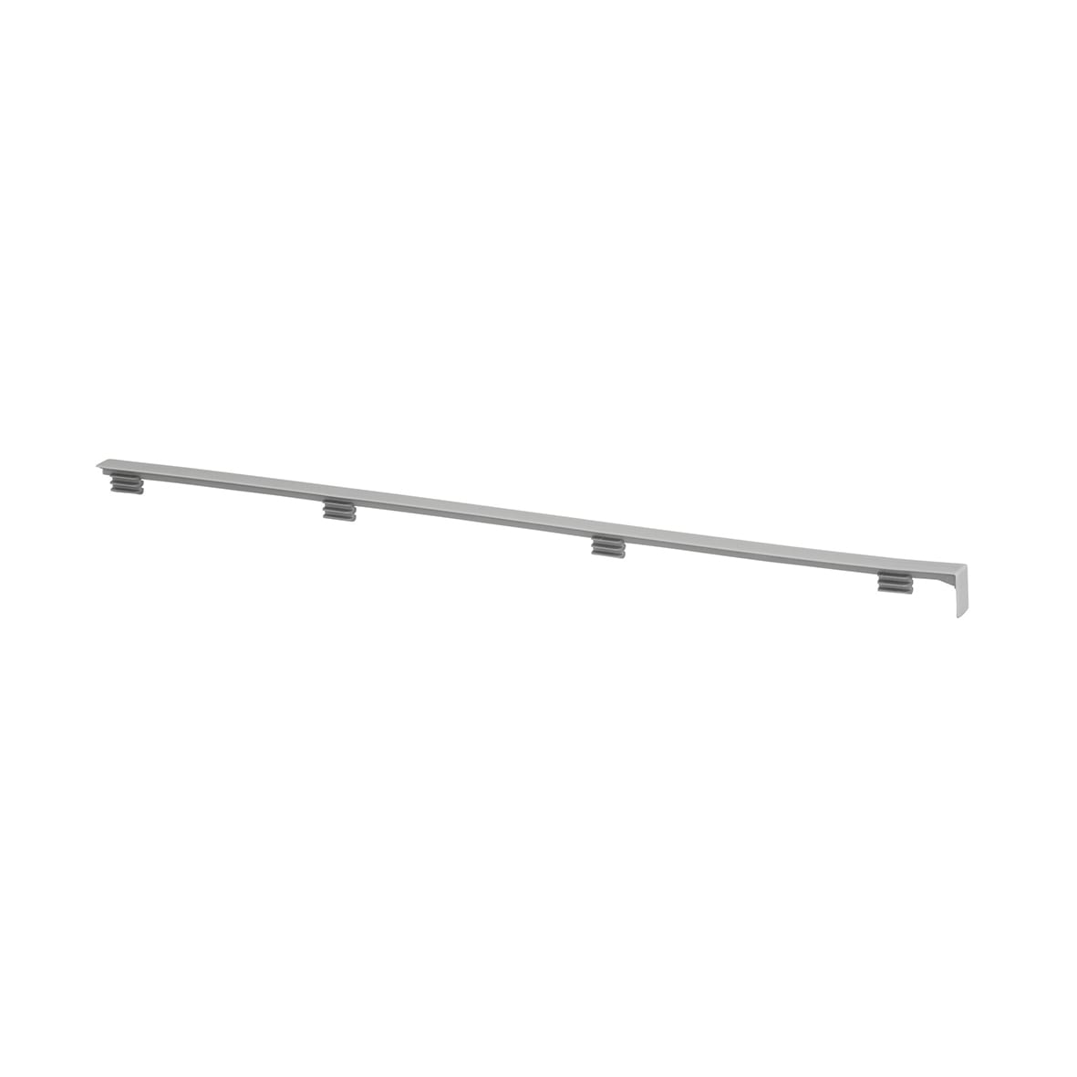 Top Track System - Click In Bracket Cover - 420mm Length - Centre - Platinum