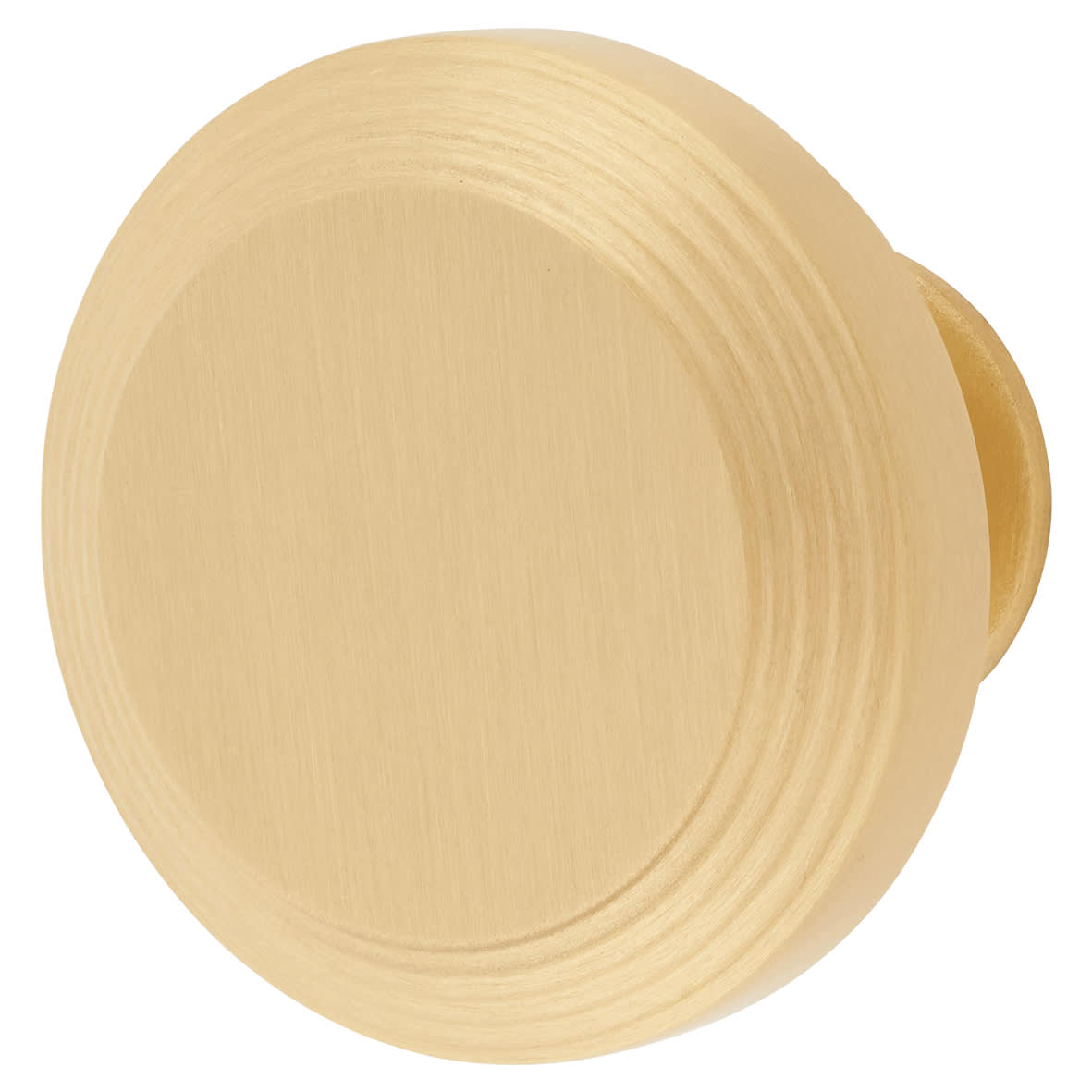 Marcus Ridge Round Cabinet Knob - 38mm Diameter - Satin Brass