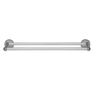 Westminster Round Double Towel Rail - 70 x 510 x 140mm - Polished Chrome