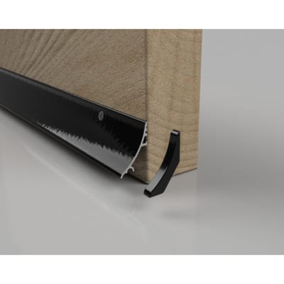SRD 32 Rain Deflector - 914mm Length - Inward/Outward Opening Doors - Black