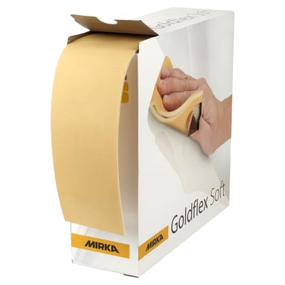 Goldflex Soft Sanding Roll - 115 x 125mm - Grit P240 - Pack of 200