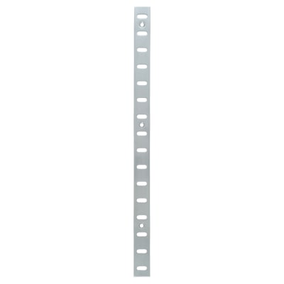 Flat Bookcase Strip - 1829 x 19mm - Satin Chrome Plated (On Solid Brass)