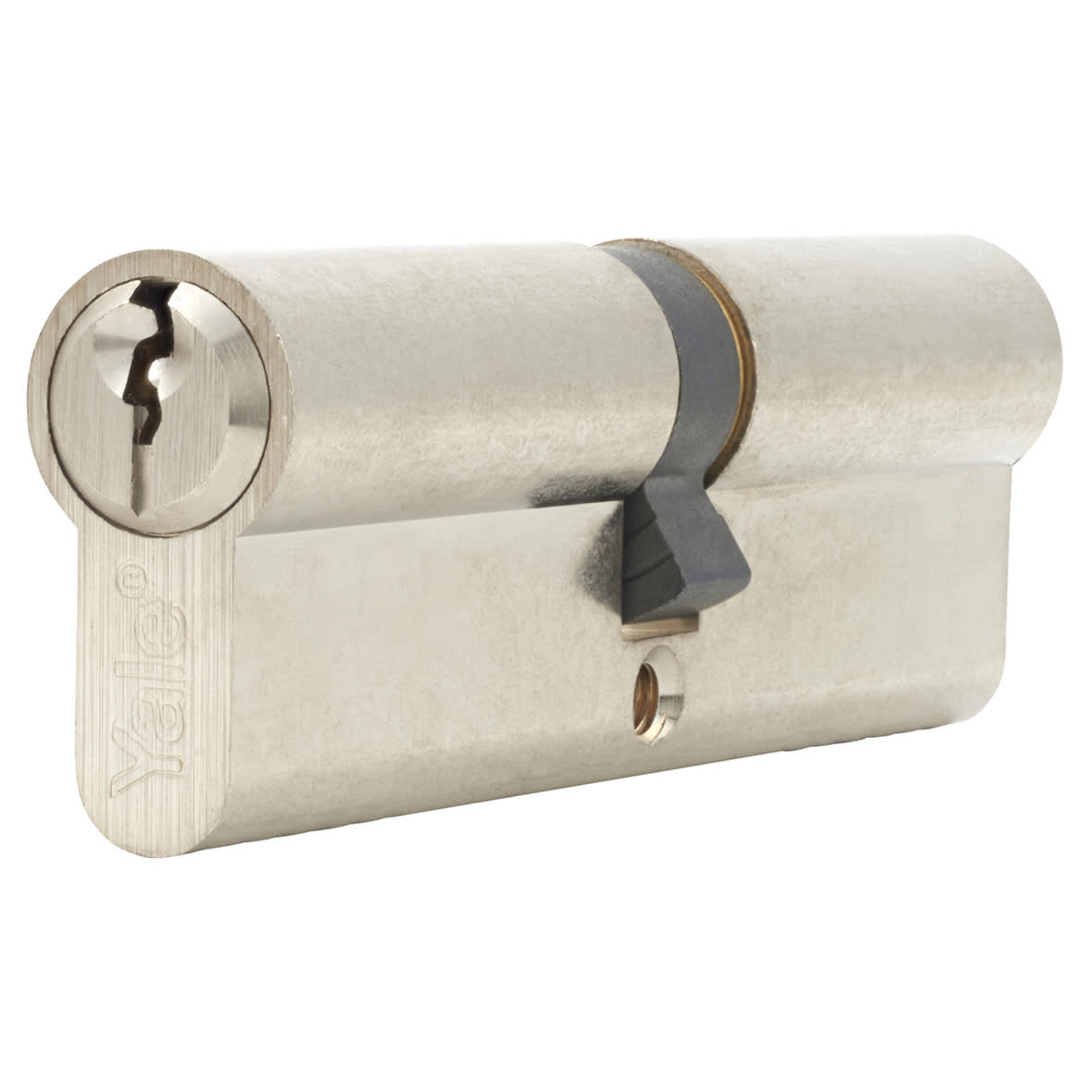 6 Pin 100mm Euro Double Cylinder - 50 + 50mm - Satin Nickel - Keyed to Differ