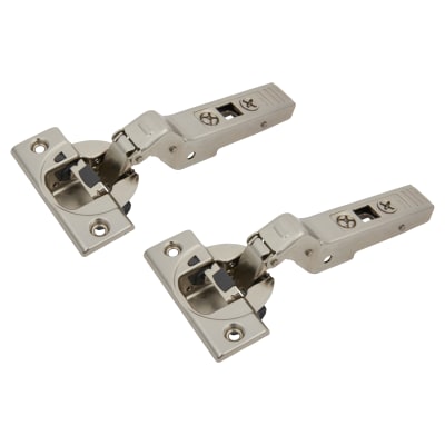 CLIP Top Angled Soft Close Cabinet Hinge - 30° - Overlay - Zinc Plated - Pair