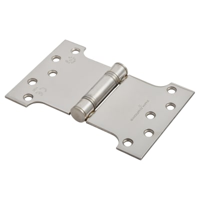 Max Parliament Hinge - 102 x 100 x 152 x 3.5mm - Polished Stainless Steel - Pair