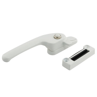 Guru Breakseal Casement Window Fastener - Left Hand - White