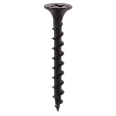 Coarse Thread Bugle Head Drywall Screws - 3.5 x 25mm - Dark Grey Phosphate - Pack of 1000