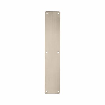 Stainless Steel Plain Finger Plate - 400 x 75 x 1.5mm - Satin