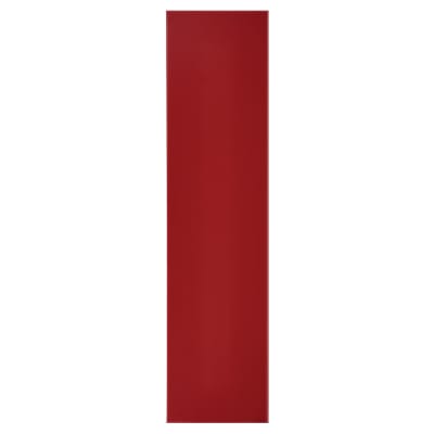 AR624A Nylon Self-Adhesive Plain Finger Plate - 305 x 75mm - Rouge Red