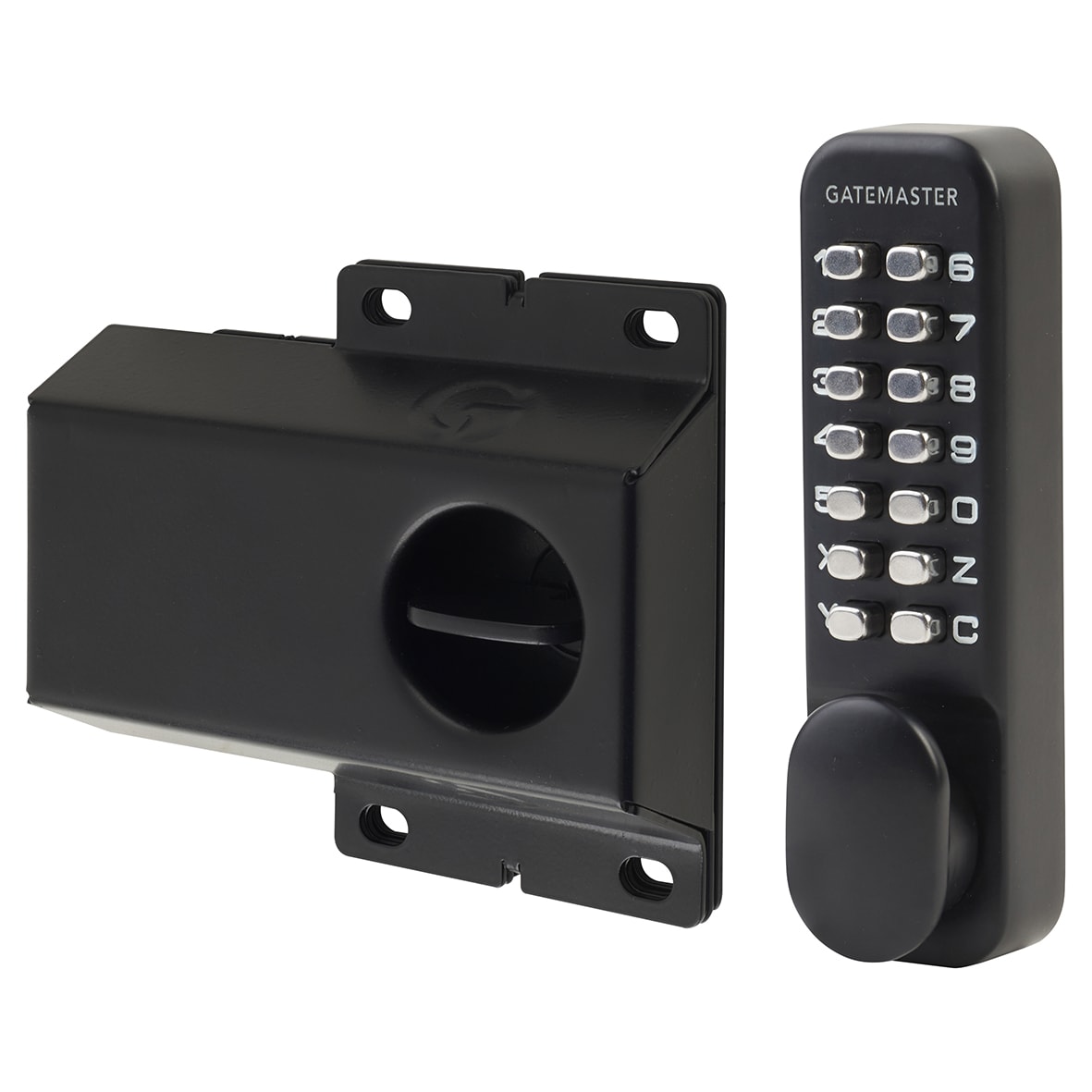 Superlatch Marine Grade Push Button Gate Code Lock - Black