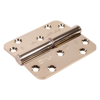 (H101) Hi-Load Lift-Off Grade 11 Butt Fire Door Hinge -100x88x3mm - Right -Pol Brass
