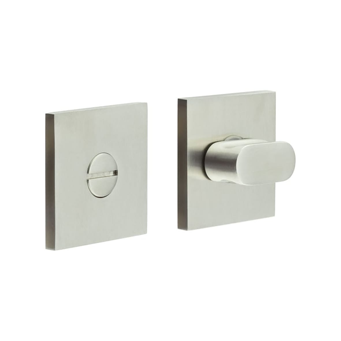 Square Bathroom Turn & Release - 54 x 54mm - 316 Satin Stainless Steel