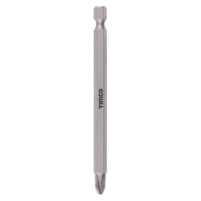 Steel Driver Bit - Pozi - - 100mm Length