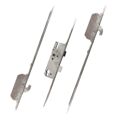 3 Point Multipoint Door Lock - 2 Hook - 35mm Backset - 92mm c/c