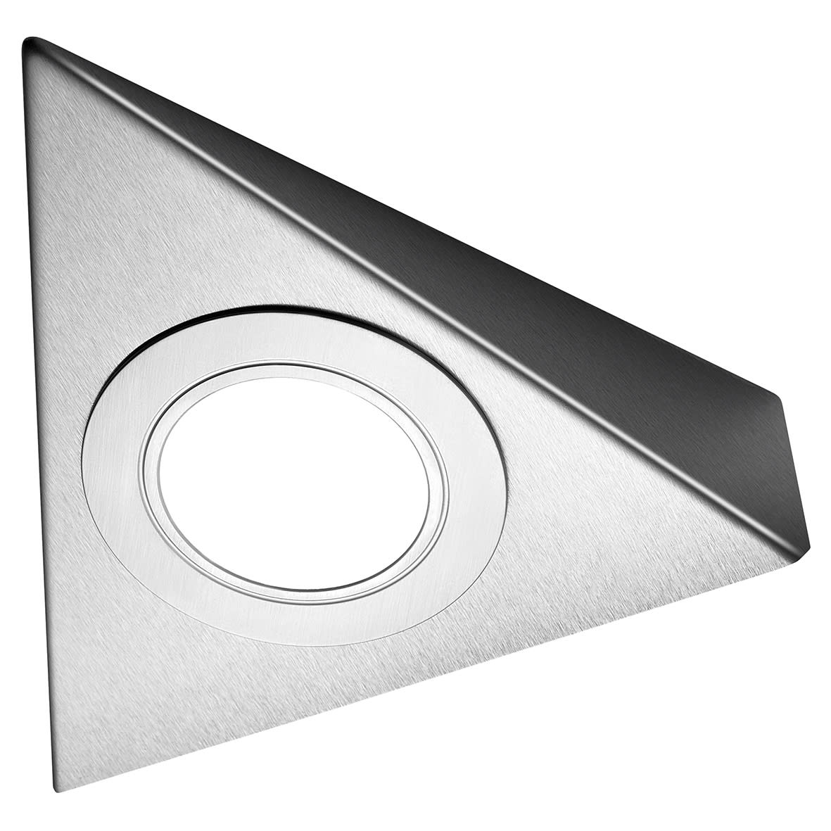 Bermuda 2W LED Triangle Cabinet Downlight - 3000K/4000K/5000K CCT - Stainless Steel