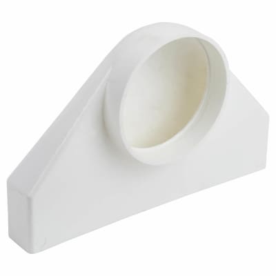 Flat Duct Plenum - 100mm to 225mm - White