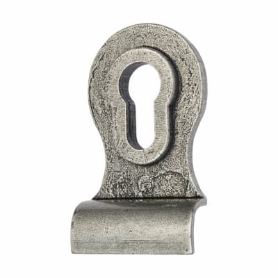 Pewter Euro Back to Back Cylinder Pull - 90 x 50mm