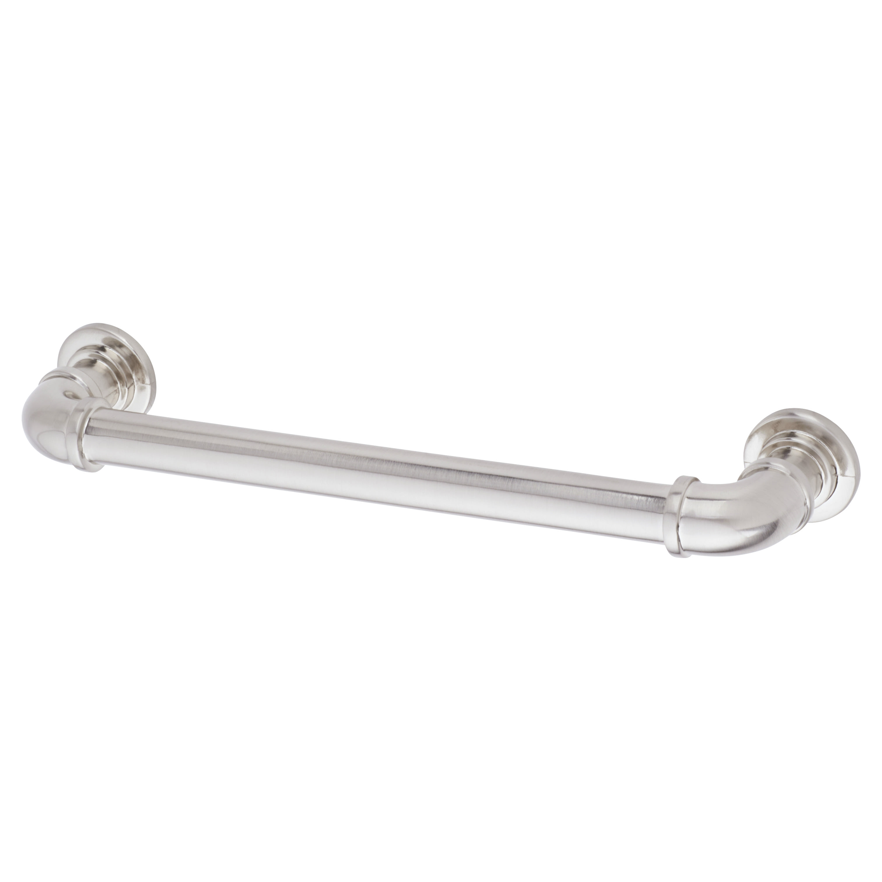 6mm Pipe Style D-Bar Cabinet Pull Handle - 160mm Centres - Satin Nickel
