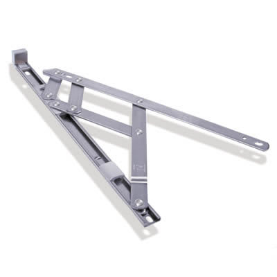 uPVC/Timber Window Friction Stay Hinge - 400mm Length - Top Hung - Pair