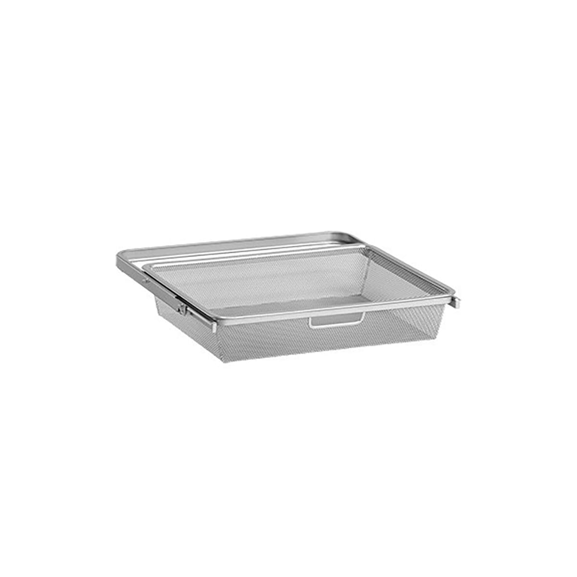 Top Track System - Click In Shallow Mesh Basket & Gliding Frame - 448 x 336 x 82mm - Platinum
