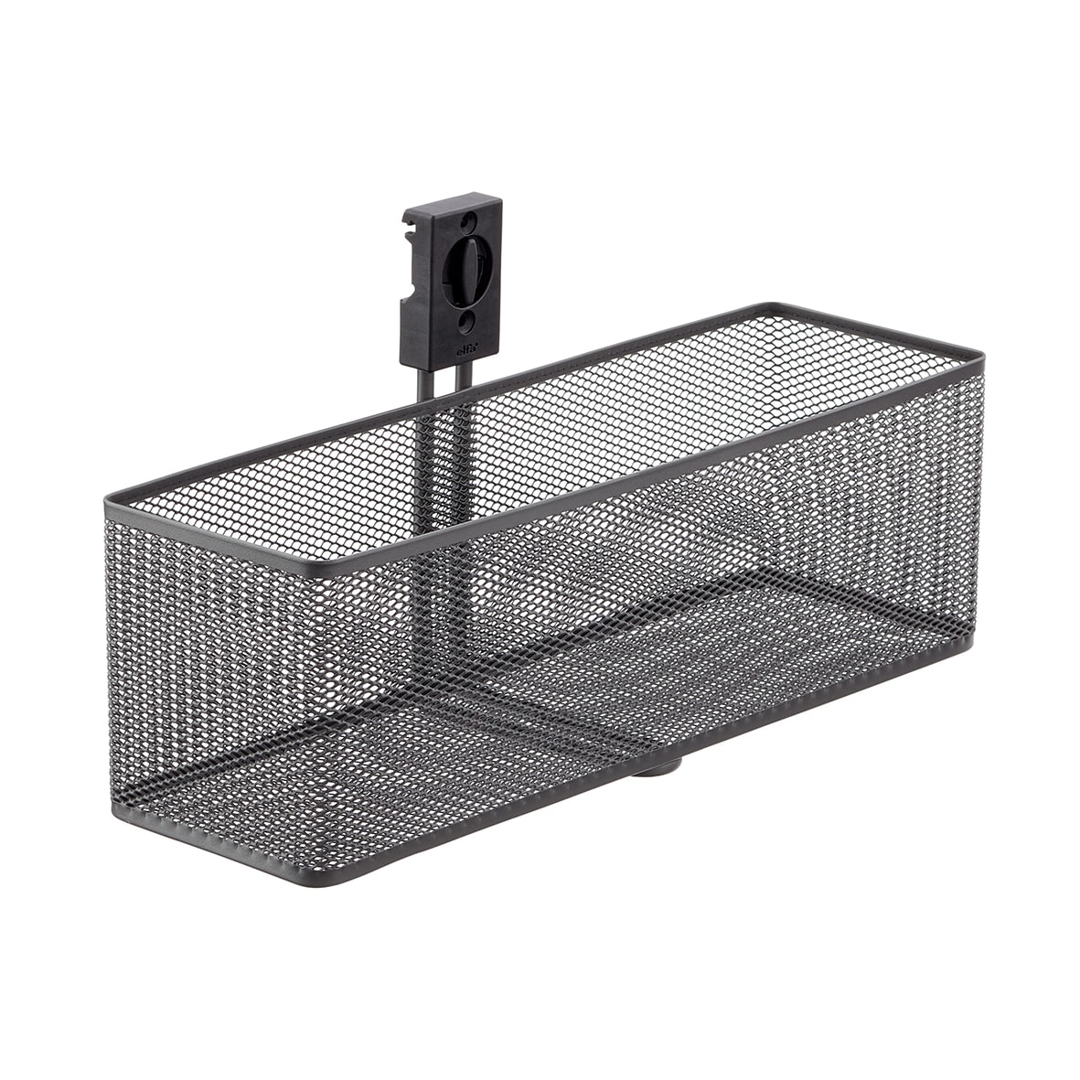 Garage+ Storage Top Track System - Deep Mesh Basket for Storage Track - Matt Grey