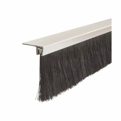 Brush Strip F5 - Brush Size 45mm - 3000mm Length - Inward/Outward Opening Doors - Aluminium