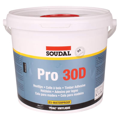 Pro 30D PVA Wood Adhesive - 5000ml - Clear