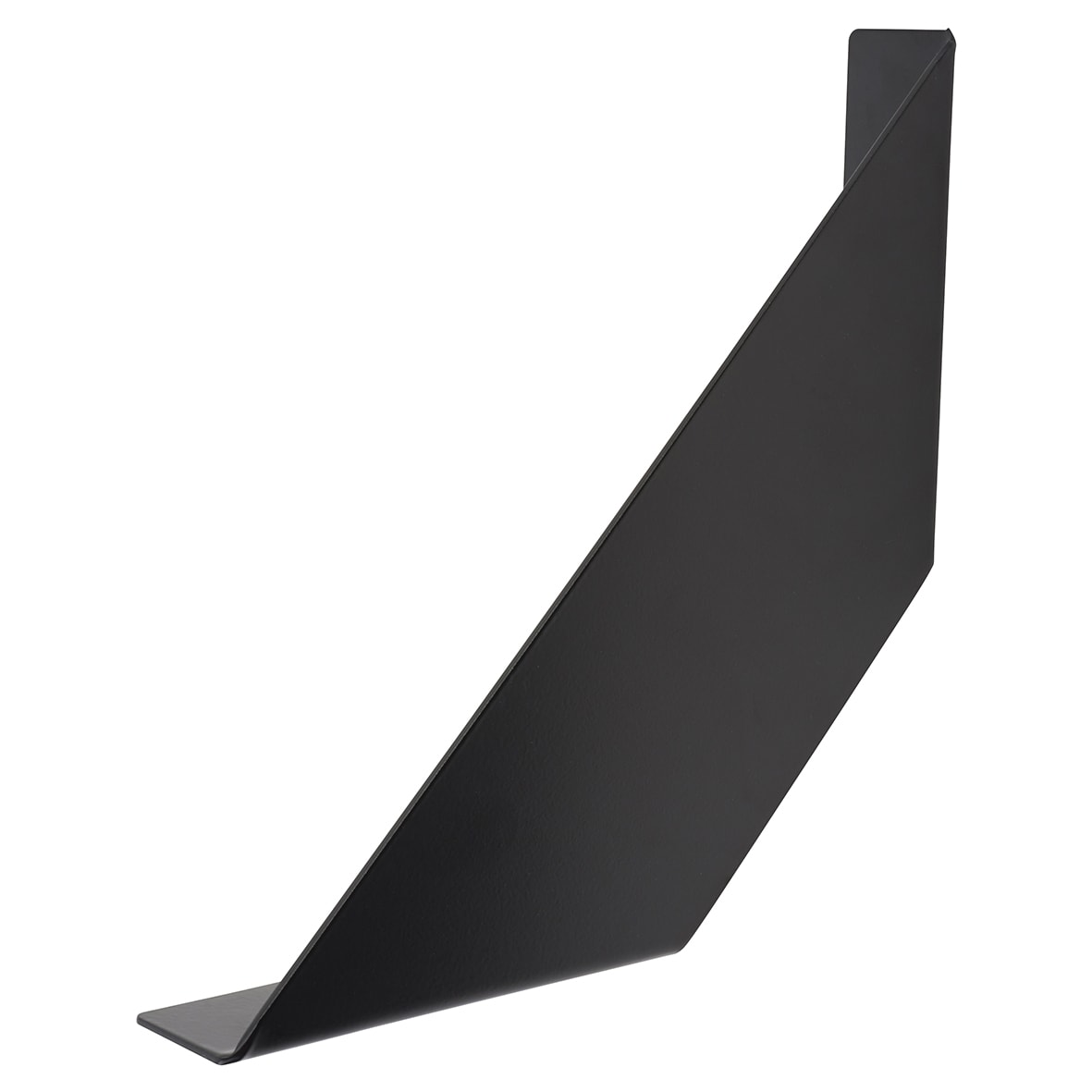 Side Mounted Shelf Bracket - Matt Black