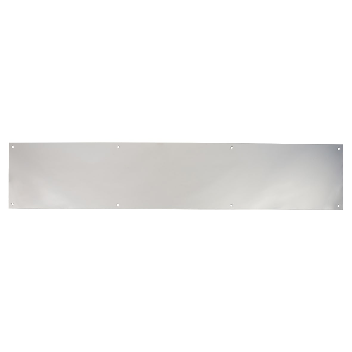 Stainless Steel Kick Plate - 838 x 150 x 1.2mm - 8 Screw Holes - Polished