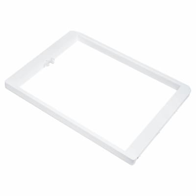 Top Track System - Click In Gliding Frame for Mesh & Wire Baskets - 600 x 437mm - White