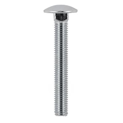 Carriage / Coach Bolt - M8 x 60mm - A2 Stainless Steel - Pack of 5