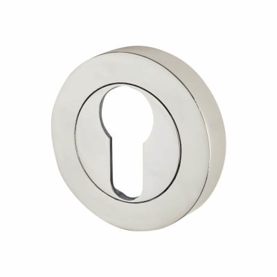 Escutcheon - 52mm Diameter - Euro - Polished Chrome
