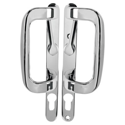 Chrome uPVC Patio Euro Lock Door Handles