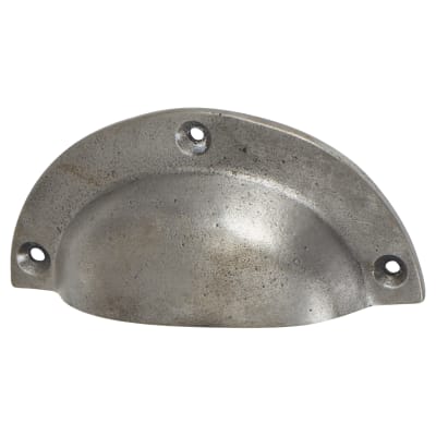 Vintage Cabinet Cup Handle - 89mm Centres - Pewter Effect