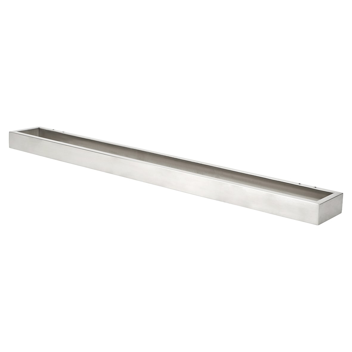 Contemporary Square Towel Rail - 600 x 70 x 30mm - Satin Stainless Steel