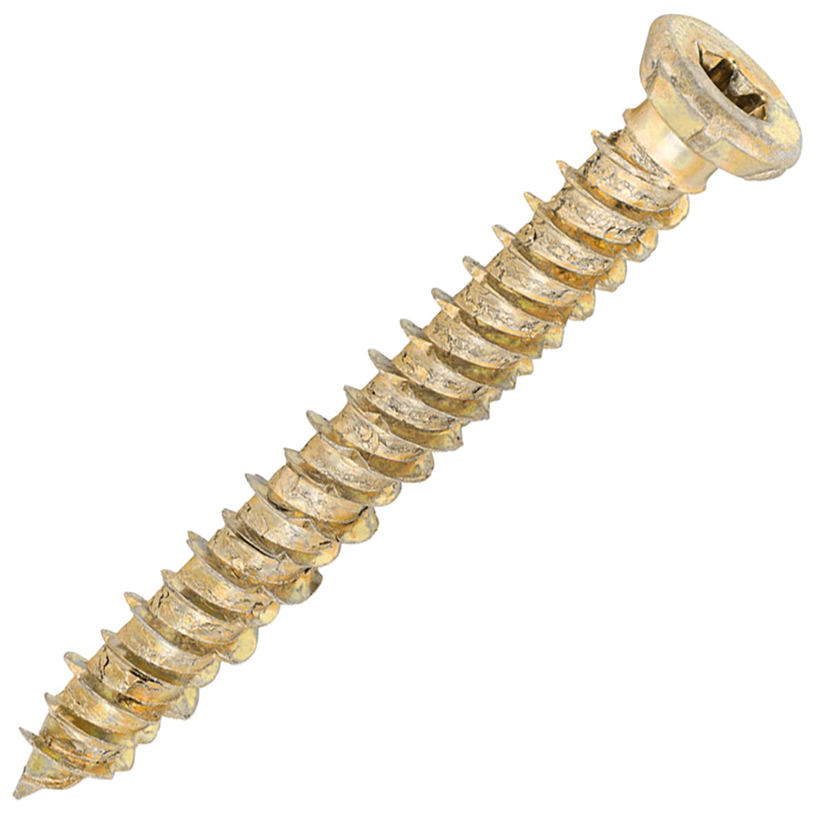 Concrete Screw - Countersunk - Yellow Zinc - 7.5 x 60mm - Pack of 100