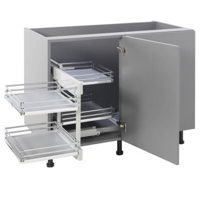 Kitchen Cabinet Storage Blind Corner Optimiser Plus - Fits to Cabinet Width 1000mm