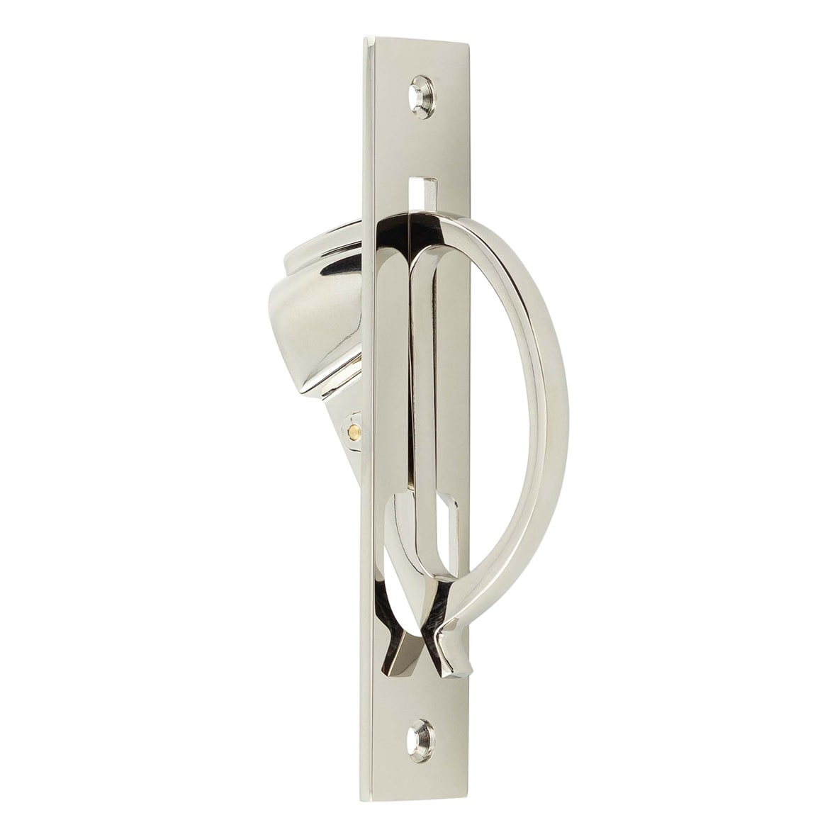 Sliding Door Edge Pull - 130mm - Polished Nickel
