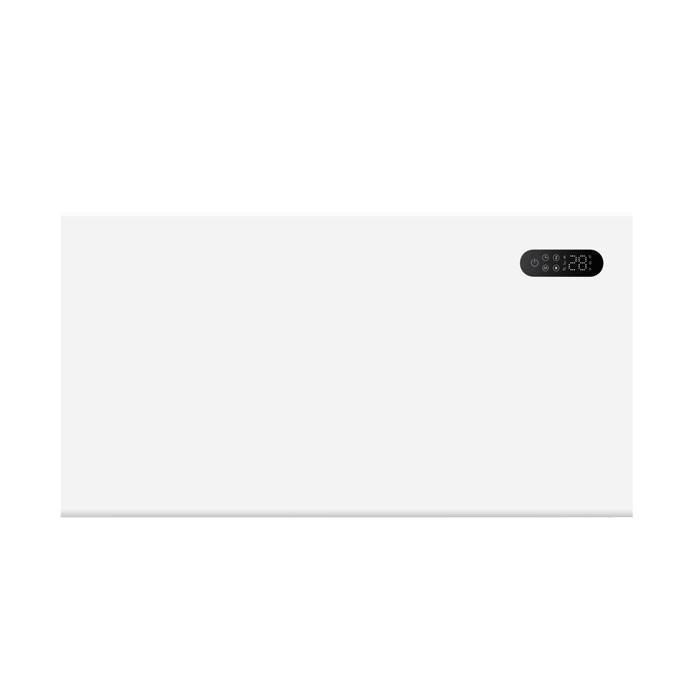 NiDO 1.5kW Ultra-Slim Digital Electric Panel Heater - White