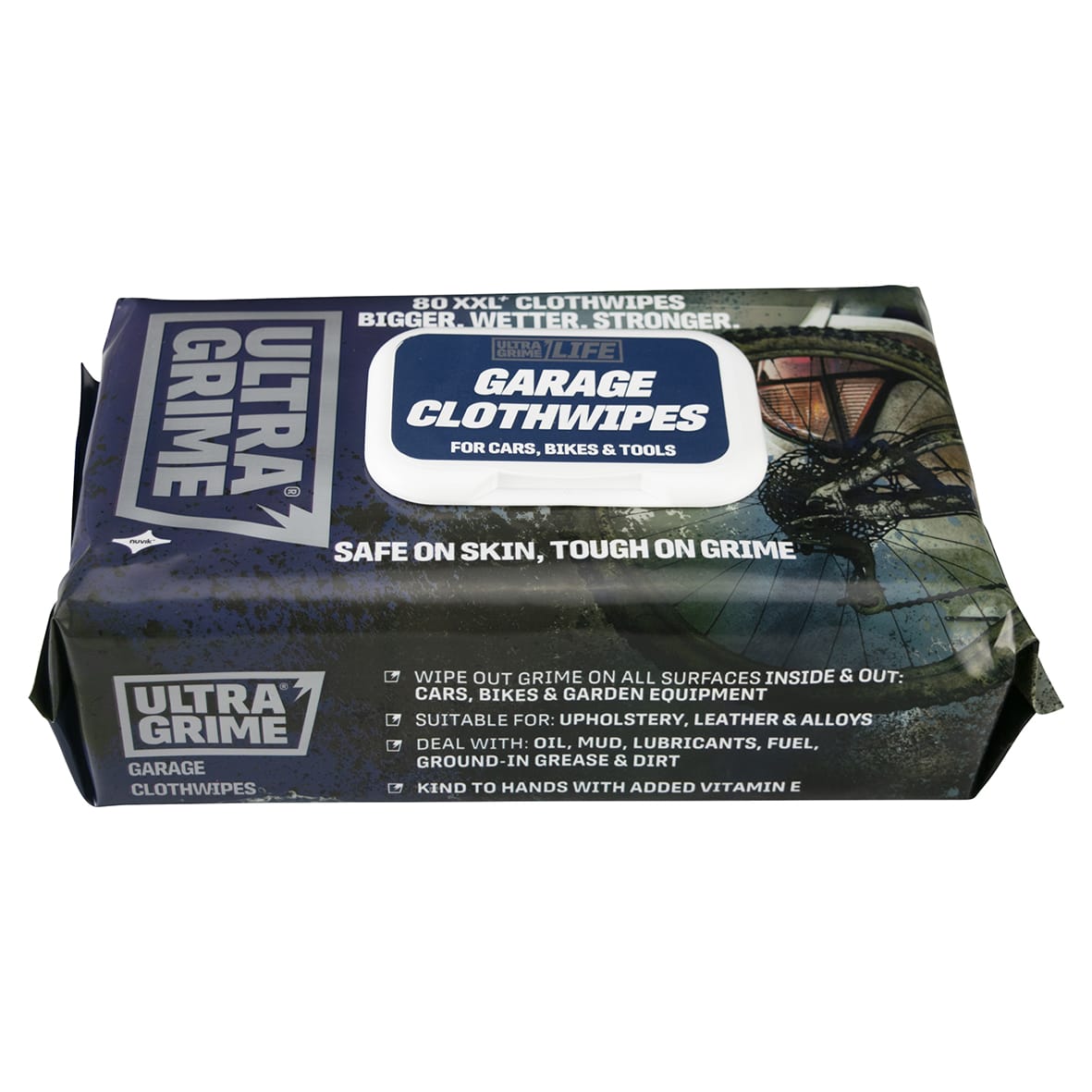 Life XXL+ Garage Cloth Wipes - Pack of 80