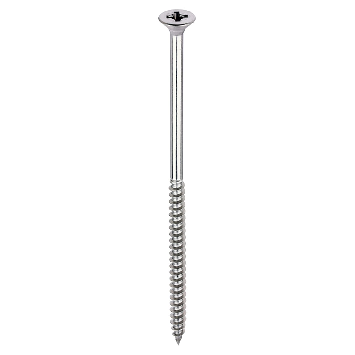 Classic Pozi Countersunk Wood Screws - 6.0 x 130mm - A2 Stainless Steel - Pack of 100