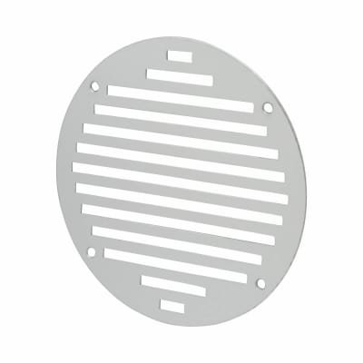Circular Slotted Vent - 152 x 152mm - 6212mm² Free Air Flow - Satin Aluminium
