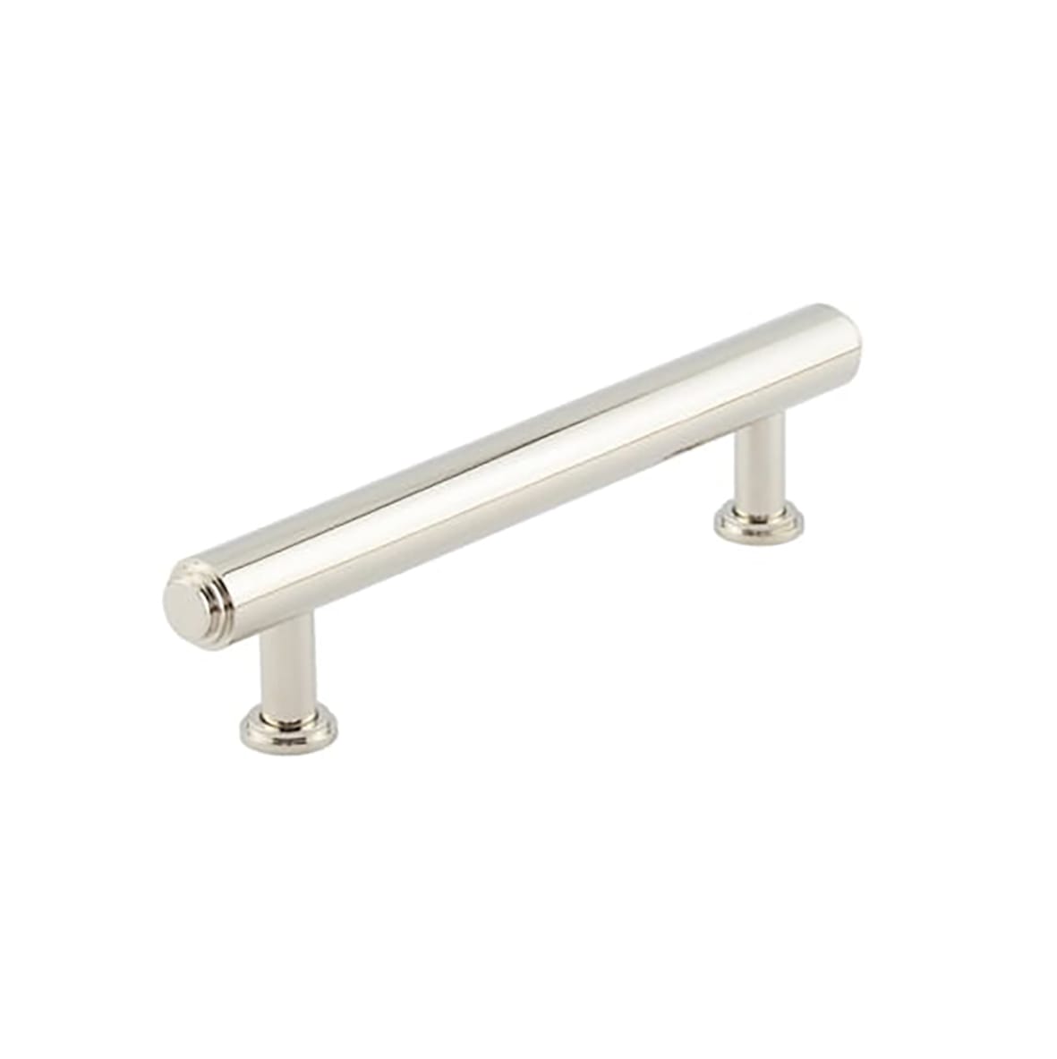 Belgrave 18mm Stepped T-Bar Cabinet Pull Handle - 128mm c/c - Polished Nickel