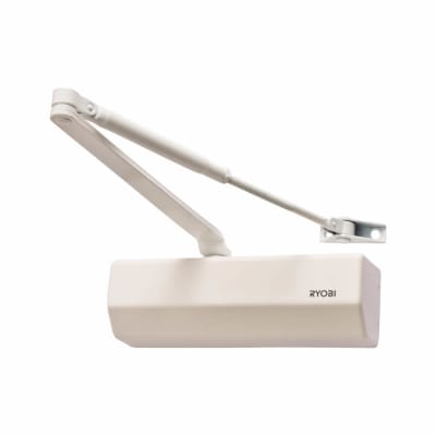 D-1554BC Overhead Fire Door Closer - Power Size 4 - Push/Pull Mounting - White