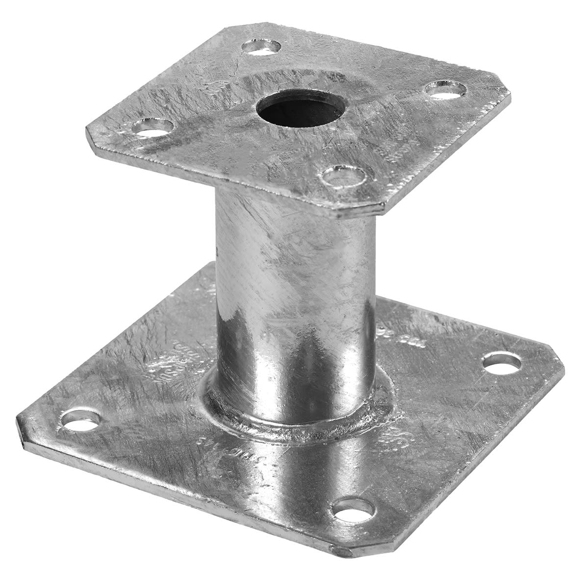 Elevated Post Base for 100-200mm Posts - 100mm Height