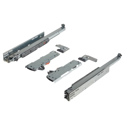 TIP-ON Push to Open BLUMOTION Soft Close Drawer Runner - Full Extension - 550mm Length - 40kg